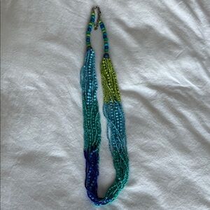 Ocean Hues Beaded Necklace